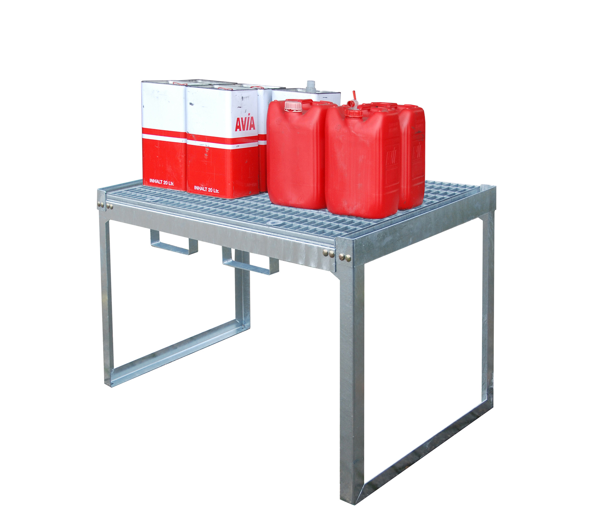 Fass- und Kleingebinderegal Typ FRE feuerverzinkt